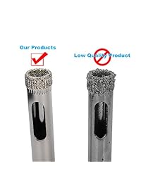 Juego de broca de diamante para vidrio, cerámica, porcelana, azulejos de cerámica