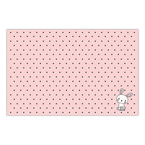 DB Party Studio Paper Place Mats Pack of 25 Cute Bunny Pink Disposable
Table Setting Baby Girl Shower Child Birthday Little Children Parties
Kids Event Brunch Lunch Seating Decor 17" x 11" Placemats