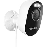 REOLINK 4K Outdoor Security Camera, 2.4/5GHz Wi-Fi 6, AI Detection, Spotlight Color Night Vision, 24/7 Recording, No Monthly Fees, Corded Wireless WiFi Security Camera, Weatherproof, Lumus Pro