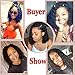 BEEOS 13×6 Lace Front Wigs 180% Density Human Hair Wigs Short Curly Bob for Black Women with Baby Hair Unprocessed Glueless Wig, Pre-plucked & Natural Hairline for Daily Use, 12 Inch