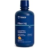 Trace Minerals Fiber Supplement 15 fl oz, 14g Soluble Prebiotic Fiber Drink | Supports gut flora balance, Contains ConcenTrace ionic minerals, 14 g dietary fiber per serving, 15 servings per bottle