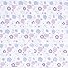 Trend Lab Grace 5 Piece Crib Bedding Set, Purple, Blue, Gray and White