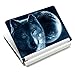 icolor Laptop Skin Sticker Decal 12 13 13.3 14 15 15.4 15.6 inch Personalized Universal Notebook Vinyl Skin Stickers Cover Art Decal Computer Protector (Moon & Wolf)