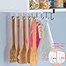 EigPluy Mug Holder Under Cabinet Adhesive Cup Hooks Drilling Free Coffee Cups Holder Kitchen Utensil Storage Shelf Ties Belts Scarf Hanging Rack