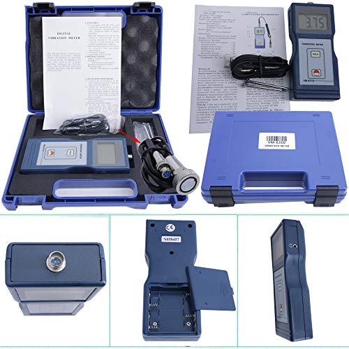 Digital Vibrometer Data Logger Vibration Meter Tester Gauge With