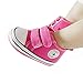 Itaar Baby Canvas Sneaker Infant Toddler Dual Strap Trainer Anti-Skid Rubber Sole Prewalker Shoes for indoor outdoor walking