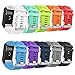 Garmin Vivoactive HR Watch Band, MoKo [10 PACK] Soft Silicone Replacement Watch Band ONLY for Garmin Vivoactive HR Smart Watch, 10PCS (Multi-Colors)