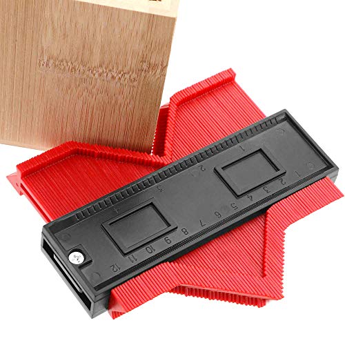 Contour Duplications Gauge Profile Gauge, High Accuracy Easy Master Outline Gauge Marking and Measuring Tool Plastic Digital Caliper Woodwork Tools and Accessories