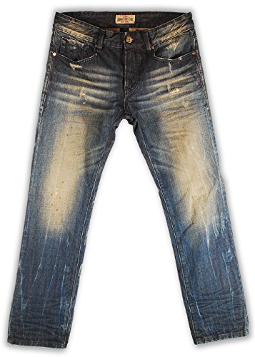 Rivet De Cru Jeans Ensign Blue Wash Jeans Big and Tall Oversize (48)