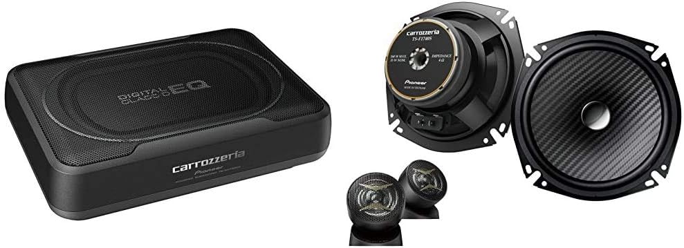 Amazon カロッツェリア パイオニア cm 13cmパワードサブウーファー Ts Wx130da 17cmセパレート2ウェイスピーカー ハイレゾ対応 Ts F1740s セット買い 車 バイク 車 バイク