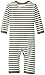 L'ovedbaby Unisex-Baby Newborn Organic Long-Sleeve Overall, Sage/White, 6/9 Months