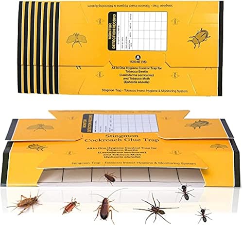 48 Pack Roach Traps Indoor Roach Killer Indoor Infestation, Cockroach ...