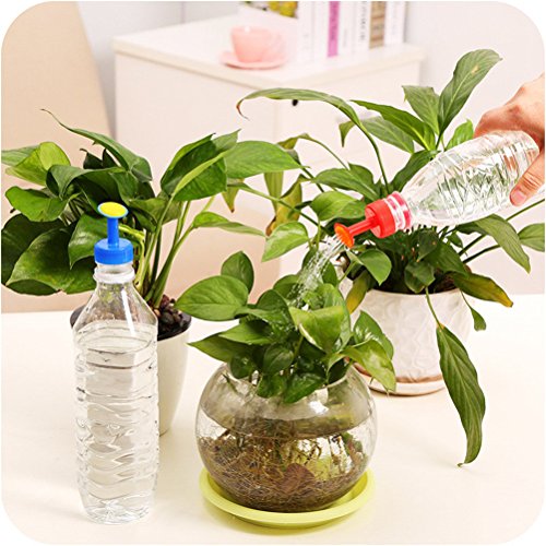Bloomeet 3 PCS Plastic Portable Water Spray Nozzles Watering Bottle Cap Sprinkler Heads Accessories for Houseplants Flowers - Thumbnail 2