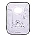 Dreambaby Terry Cloth Cotton Pullover Baby Bibs for Teething Feeding and Drooling - Super Absorbent & Extra Soft - Machine Washable - Jungle Animals