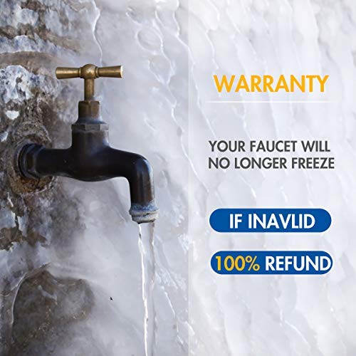 Outdoor Faucet Cover for Winter Freeze Protection Socks Insulation Covers Upgraded Medium Size