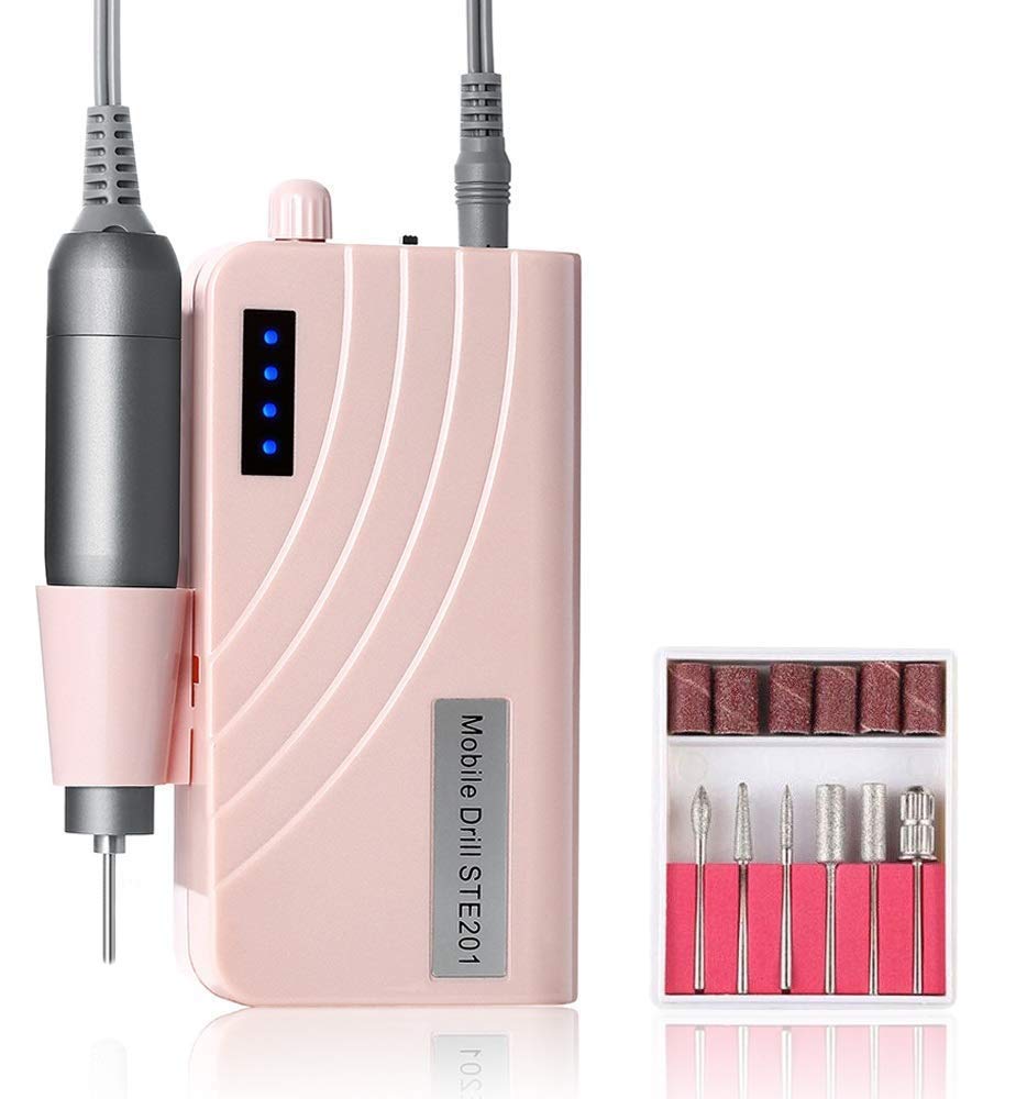 Rechargeable Nail Drill For Acrylic Nail, Lumcrissy