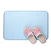 VANRA Bath Mat Bath Rugs Anti-slip Bath Mats Anti-bacterial Non-slip Bathroom Mat Soft Bathmat Bathroom Carpet for Baby Kids Safety with Memory Foam Coral Velvet Fabric 19.7