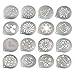Lofekea Barista Coffee Stencils, 16PCS Stainless Steel Coffee Decorating Template for Latte Cappuccino, Cupcake Cookie Stencils