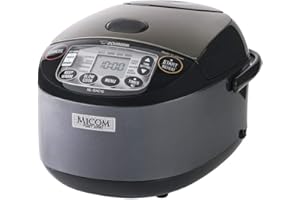 Zojirushi NL-GAC10 BM Umami Micom Rice Cooker & Warmer, 5.5-Cup, Metallic Black, Made in Japan