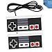 EEEKit 2 Pack Classic Nintendo USB NES Controller USB Famicom Controller Joypad Gamepad,Computer Games Solution Kit for Windows PC / MAC / Raspberry Pi (Black)