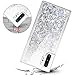 Caka Case Compatible for Galaxy Note 10 Plus Glitter Case for Girls Women Liquid Bling Flowing Sparkle Shining Phone Case for Samsung Galaxy Note 10+ Plus 5G (6.8 inch) (Silver)