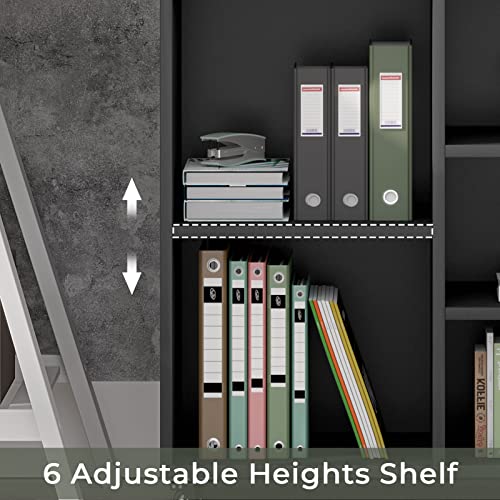 Hasuit Wood File with Movable Casters, Home Office Rolling Filing Printer Stand