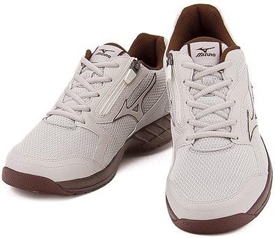 Amazon ミズノ Easy Star 2 イージースター2 ファスナー付き ウォーキングシューズ 5kh310 49 ベージュ ブラウン 27 5cm ウォーキング