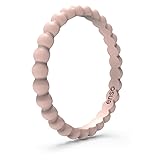 Enso Rings Stackable Beaded Silicone Wedding Ring