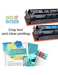 Do it wiser. Cartuchos de tóner de alto rendimiento para HP LaserJet Pro LaserJet Pro m452dw., Negro 1
