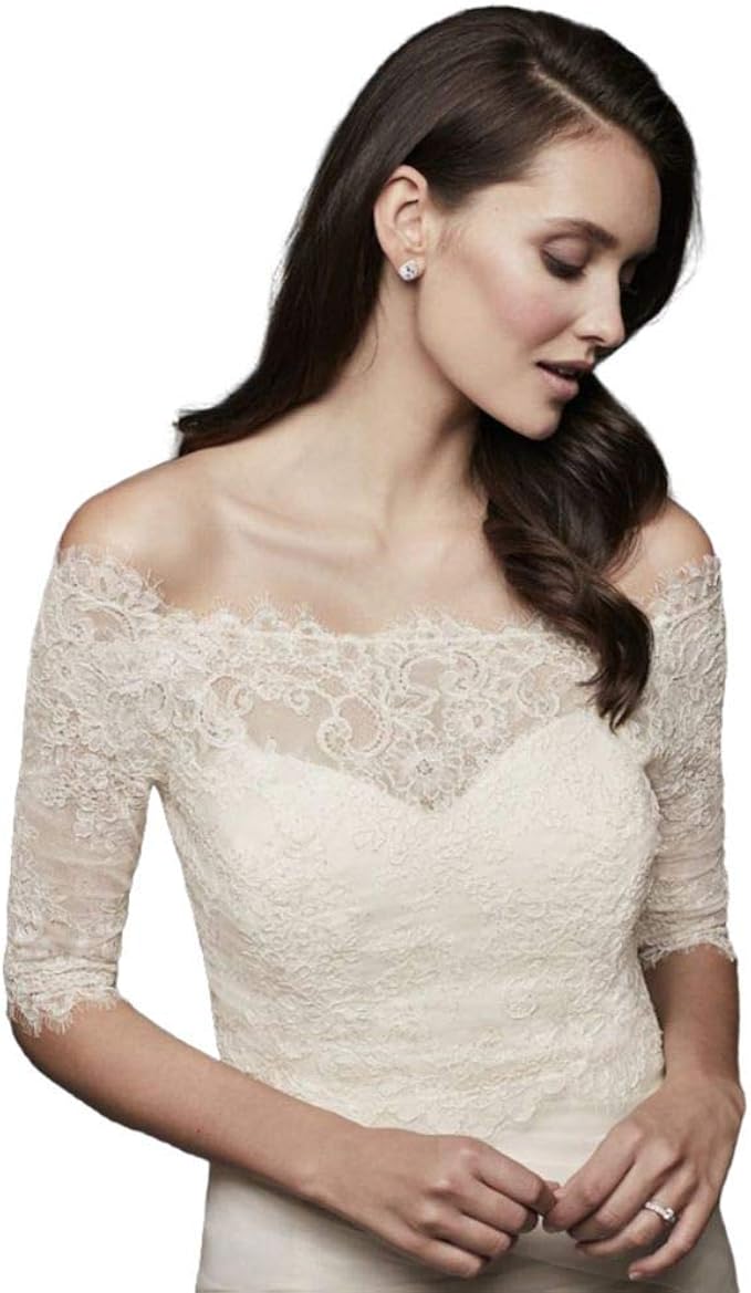 off the shoulder lace topper