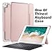 Valkit Compatible with iPad Air/Air 2 / iPad 9.7 2018 Keyboard Case, Wireless Smart Stand Protective Shockproof Heavy Duty Impact Back Cover Replacement for iPad Pro 9.7 / iPad 9.7 2017,Rose Gold