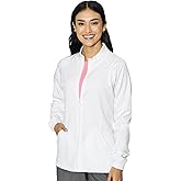 Med Couture Women's Scrub Warm-Up Jacket Raglan with 4 Pockets with Ultra Soft and Durable Fabric - MC7660