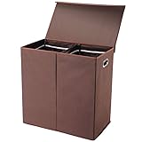 SUPERJARE Double Laundry Hamper/Sorter with