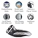 RUNWE Men's Rechargeable Rotary Cordless Shaver Men's Electric Razor Beard Trimmer IPX7 Waterproof