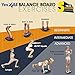 Yes4All Wobble Balance Board for Balance Training – Exercise Balance Board / Balance Trainer – Support up to 300 lbs (Plastic)