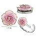 Purse Table Hangers for Table Bag Holder Foldable Handbag Hanger Hook Mixed Color,2 Rose Purse Hook