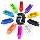Fitbit Surge Anti-dust Plugs (10 Pcs), QIBOX Precise Sweat Resistant and Dust Free Plugs Cover for Fitbit Surge - Extra Protections for Fitbit Surge Charging Port