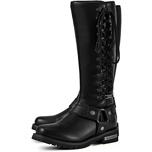 Amazon.com: Motorcycle Boots for Women with Full Size Zipper