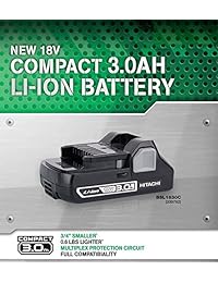 Batería de ion de litio Hitachi, 18 V, 1.5 amperes, Hour BSL1815 X