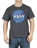 Fifth Sun Nasa Logo Mens Charcoal T-shirt