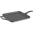 Amazon.com: Lodge BOLD 12 Inch Seasoned Cast Iron Square Griddle ...