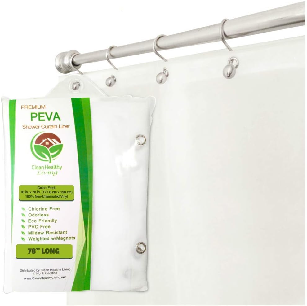 Amazon Com Clean Healthy Living Xl Heavy Duty Peva Frost Shower