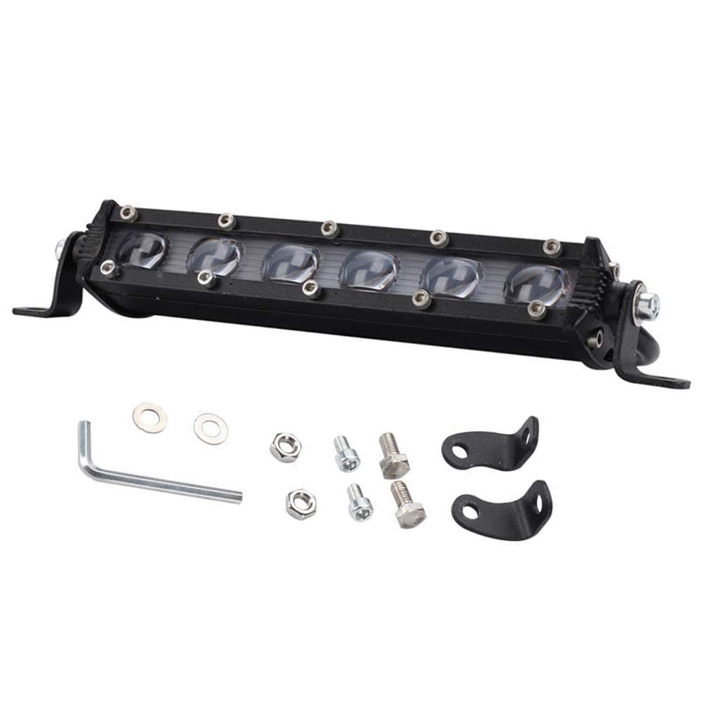 Ricoy 8inch LED Work Light Bar 60W Offroad Driving Lights LED Pods Spot Beam