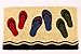 Kempf Printed Coco Coir Doormat Flip Flop Design