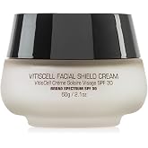 Introstem VitisCell Facial Shield Cream SPF 30 60g / 2.1oz | Moisturizes &amp; Hydrates - Lightweight - Non-Greasy - For Daily Use