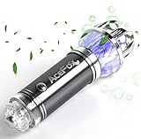 Car Ionic Air Purifier, AceFox Ionizer Freshener Removes Dust, Pollen,Smoke, Odor, Bacteria, Virus (Gray)