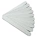 ReNext Pack of 10 Professional Nail files zebra file emery board 100/100 grit