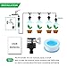 Wiewish Misting System 32.8ft Outdoor Cooling Mist System Drip Irrigation Mister with 10pcs Misting Nozzle Spinklers for Patio Garden Greenhouse
