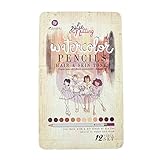 Prima Marketing Julie Nutting Hair & Skin Tones Mixed Media Watercolor Pencils (12 Pack)