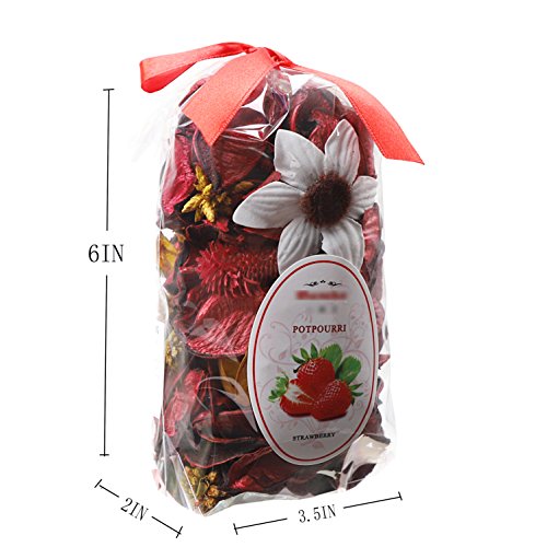 image for Qingbei Rina Gifts Potpourri Bag Red Strawberry Light Scent Fresh Perf
